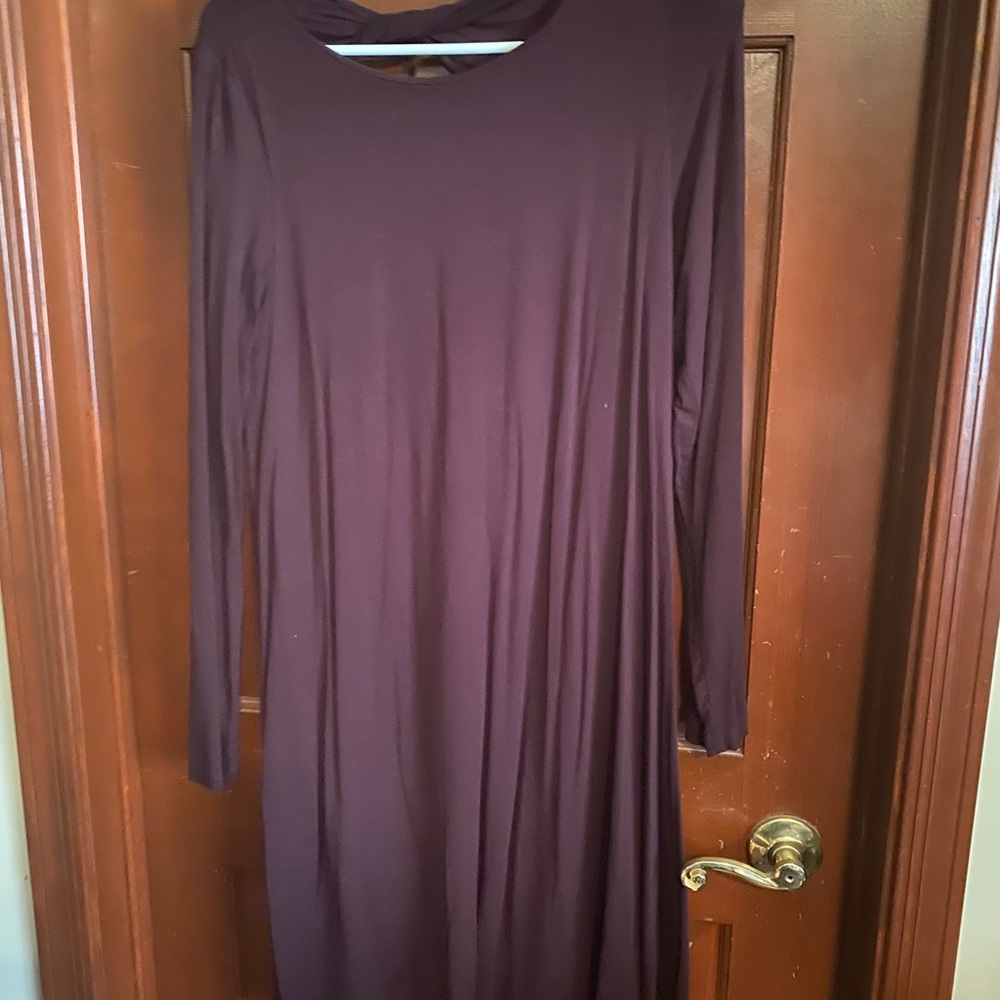 Flowy purple dress